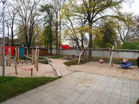 Spielplatz im Kindergarten Strolchenland