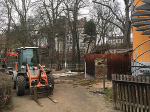 Baumaßnahmen im Garten der Gothaer AWO Kita "Haus der Marienkinder"