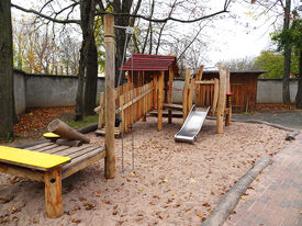 Kleinkindspielplatz im Kindergarten Strolchenland