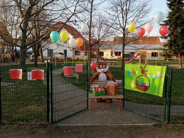 Der Osterhase in Mühlberg