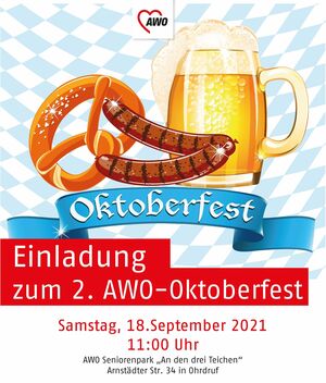 Plakat zum Oktoberfest