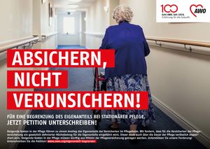 AWO startet Petition um Pflegekosten zu begrenzen