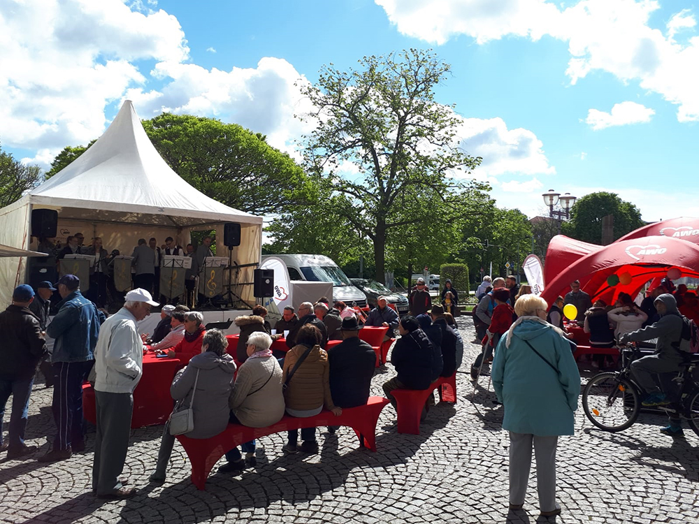 Viele Besucher bei der AWO auf dem Gothardusfest